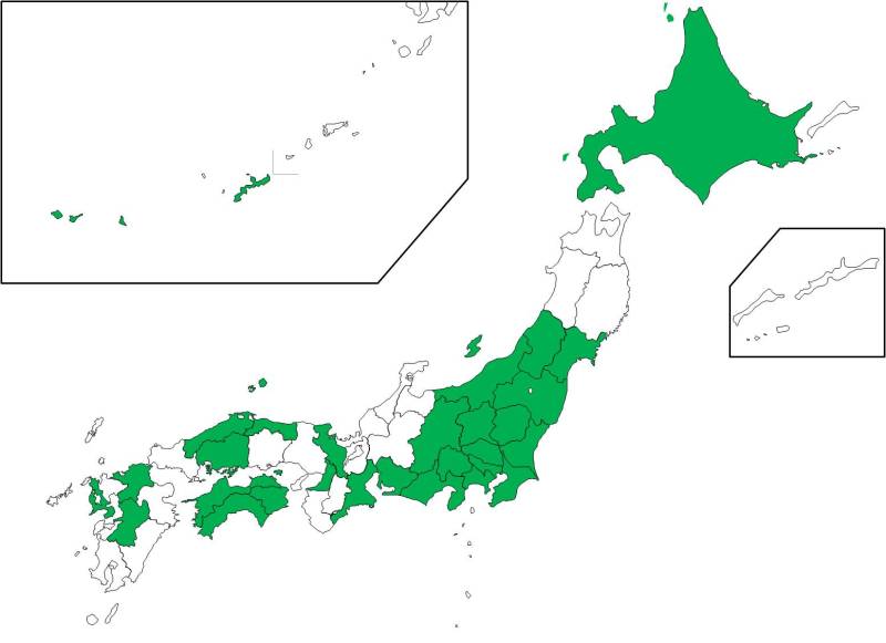 パワーポイントで地図を使いたい時に